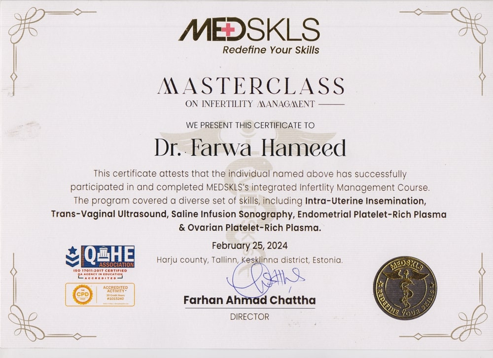 MedSkills - Infertility Management II - Additional Medical Training and Certification
